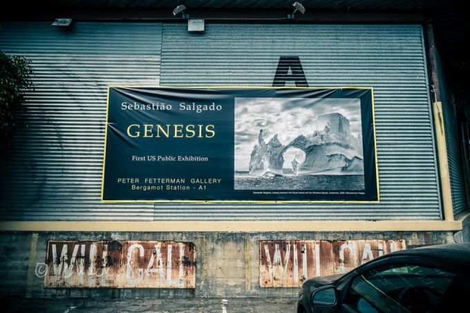 The First US Public Exhibition of Genesis on the walls at Peter Fetterman Gallery in Santa Monica, CA