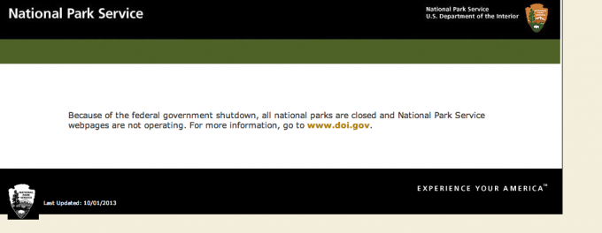 Yosemite is closed