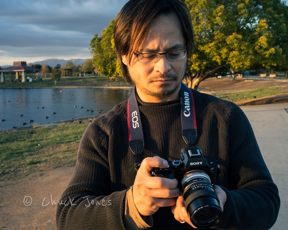 Pham Minh Son Sets Up A Landscape Photograph With His A7R & Contax Zeiss 25mm f/2.8