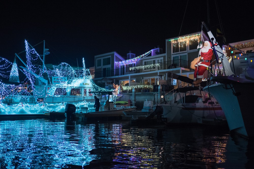 Christmas Lights and Decorations in Huntington Harbour. ©2013 Paul Gero