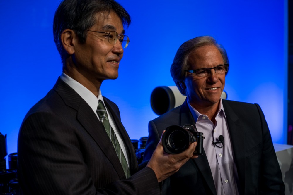 Shigeki Ishizuka, Senior Vice President, Corporate Executive, President of Device Solutions Business Group, Consumer, Professional & Devices Group and President of Digital Imaging Business Group, Sony Corporation Introduces the New Sony A7S.