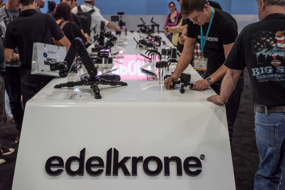 Edelkrone Was At NAB With The Assortment of Their Products Along With Several New Prototypes.