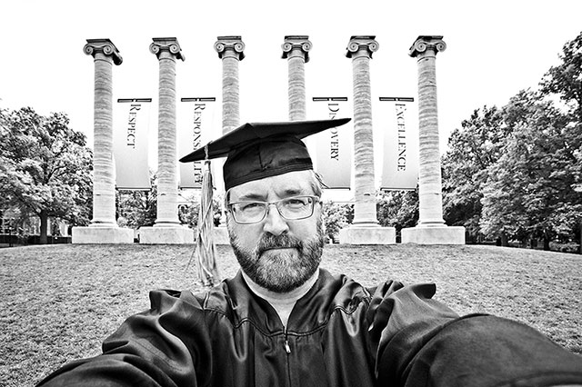 Brian Smith University of Missouri Commencement 2015.  The Humor Is Still There.