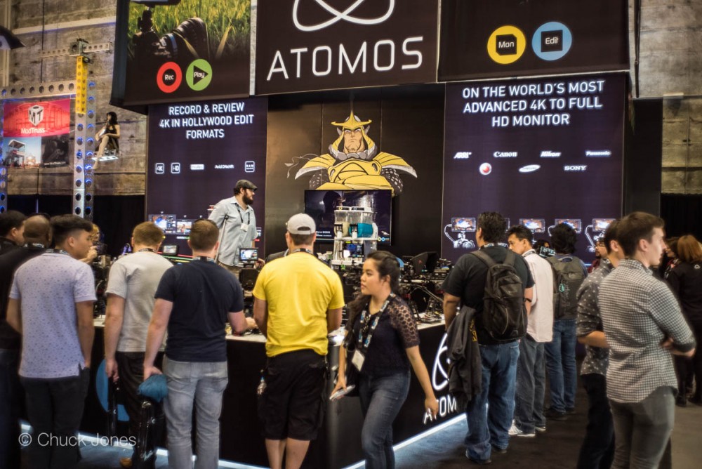 Once Again, The Shogun Was Everywhere In The Atomos Stand.