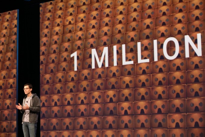Google I/O Facts: Over 1 million Cardboard units have shipped to users so far,